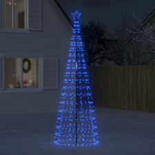 vidaXL kék karácsonyfa fénykúp tüskékkel 570 LED 300 cm műfenyő