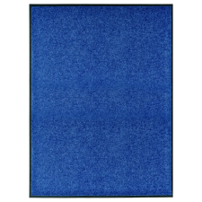 vidaXL Kék kimosható lábtörlő 90 x 120 cm lakástextília