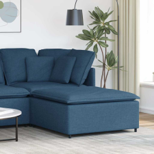 vidaXL kék moduláris kanapé lábzsámoly modul 100x100x48 cm bútor