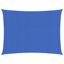 vidaXL kék négyszögletű HDPE napvitorla 160 g/m² 2,5x5 m kerti bútor