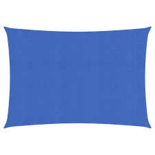 vidaXL kék négyszögletű HDPE napvitorla 160 g/m² 2,5x5 m kerti bútor