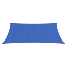vidaXL kék négyszögletű HDPE napvitorla 160 g/m² 3x4 m kerti bútor
