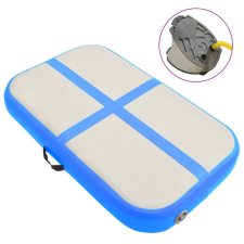 vidaXL kék PVC felfújható tornamatrac pumpával 60 x 100 x 15 cm tornaszőnyeg