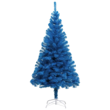 vidaXL kék PVC műkarácsonyfa állvánnyal 120 cm (329181) műfenyő