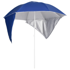 vidaXL kék strandnapernyő oldalfalakkal 215 cm kerti bútor