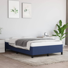 vidaXL kék szövet ágykeret 120x200 cm ágy és ágykellék