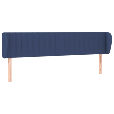 vidaXL kék szövet fejtámla 203x23x78/88 cm (3117410) ágy és ágykellék