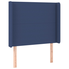 vidaXL kék szövet fejtámla szárnyakkal 83x16x118/128 cm (3119280) ágy és ágykellék