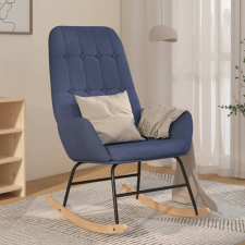 vidaXL kék szövet hintaszék bútor