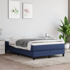 vidaXL kék szövet rugós ágy matraccal 120 x 200 cm ágy és ágykellék