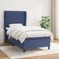 vidaXL kék szövet rugós ágy matraccal 80 x 200 cm ágy és ágykellék