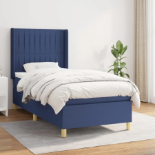 vidaXL kék szövet rugós ágy matraccal 80 x 200 cm ágy és ágykellék