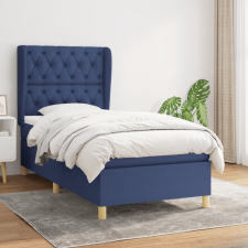 vidaXL kék szövet rugós ágy matraccal 80 x 200 cm ágy és ágykellék