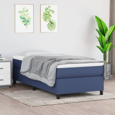 vidaXL kék szövet rugós ágykeret 90x190 cm ágy és ágykellék
