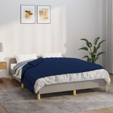 vidaXL kék szövet súlyozott takaró 138 x 200 cm 10 kg lakástextília