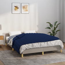 vidaXL kék szövet súlyozott takaró 152 x 203 cm 11 kg lakástextília