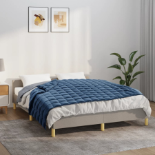 vidaXL kék szövet súlyozott takaró 152 x 203 cm 7 kg lakástextília