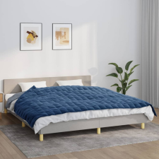 vidaXL kék szövet súlyozott takaró 155 x 220 cm 7 kg lakástextília