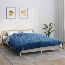 vidaXL kék szövet súlyozott takaró 200 x 200 cm 9 kg lakástextília