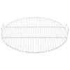 vidaXL kerek 304 rozsdamentes acél BBQ grillrács fogantyúval Ø54 cm