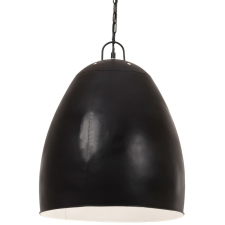 vidaXL kerek fekete ipari függőlámpa 25 W 42 cm E27 világítás