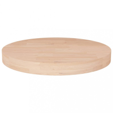 vidaXL kerek kezeletlen tömör tölgyfa asztallap Ø30 x 4 cm bútor