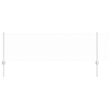 vidaXL Kerítéselemek 11 db U-csatorna 60 cm Horganyzott Acélból (3336993) építőanyag