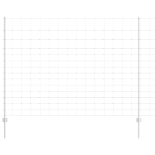 vidaXL Kerítéselemek 22 db U-Channel 160 cm Horganyzott Acél (3337136) építőanyag