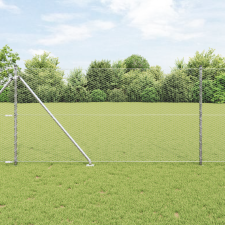 vidaXL Kerítési Készlet 2 db-os Galvanizált acél 25 x 1 m Ipari építőanyag