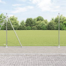 vidaXL Kerítésszett 2 darab Horganyzott acél 25 x 1.5 m Tartós építőanyag