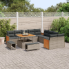 vidaXL Kerti Kanapé Szett 13 pcs Szürke Sötétszürke 100 x 100 x 71 cm (3365308)
