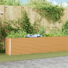 vidaXL Kerti magaságyás 582 x 50 x 68 cm Horganyzott acél kerti tárolás