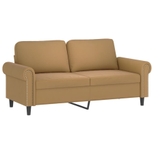 vidaXL kétszemélyes barna bársony kanapé 140 cm (359536) bútor