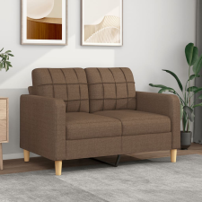 vidaXL kétszemélyes barna szövetkanapé 120 cm bútor