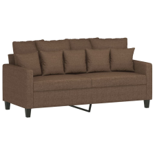 vidaXL kétszemélyes barna szövetkanapé 140 cm (359270) bútor