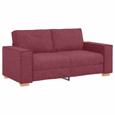 vidaXL kétszemélyes bordó színű szövetkanapé 140 cm (4104983) bútor