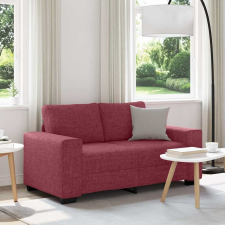vidaXL kétszemélyes bordó szövet kanapé 120 cm bútor