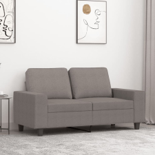 vidaXL kétszemélyes fekete szövetkanapé 120 cm bútor