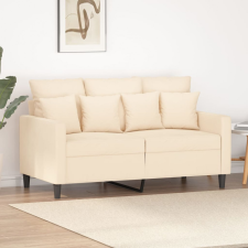 vidaXL kétszemélyes krémszínű bársony kanapé 120 cm bútor