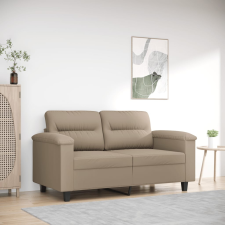 vidaXL kétszemélyes tópszínű mikroszálas szövetkanapé 120 cm bútor