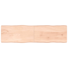 vidaXL kezeletlen tömör fa asztallap 220x60x(2-6) cm bútor