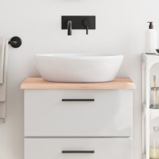 vidaXL kezeletlen tömör fa fürdőszobai pult 60x50x2 cm fürdőszoba bútor