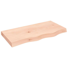 vidaXL Kezeletlen tömör fa fürdőszobai pult 80x40x6 cm fürdőszoba bútor