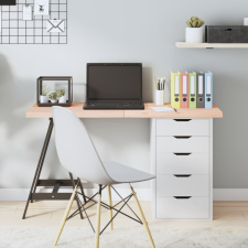 vidaXL Kezeletlen tömör tölgyfa asztallap 120x60x4 cm bútor
