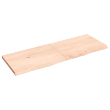 vidaXL kezeletlen tömör tölgyfa asztallap 140x50x4 cm (3156316) bútor