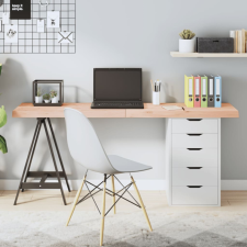 vidaXL Kezeletlen tömör tölgyfa asztallap 160x60x6 cm bútor