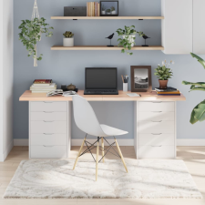 vidaXL Kezeletlen tömör tölgyfa asztallap 180x60x4 cm bútor