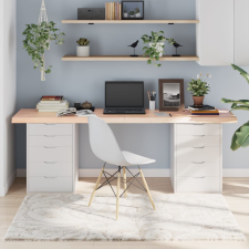 vidaXL kezeletlen tömör tölgyfa asztallap 200x60x6 cm bútor