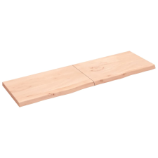 vidaXL kezeletlen tömör tölgyfa asztallap 200x60x6 cm (3156337) bútor