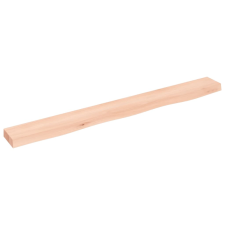 vidaXL kezeletlen tömör tölgyfa fali polc 100x10x4 cm (363555) bútor